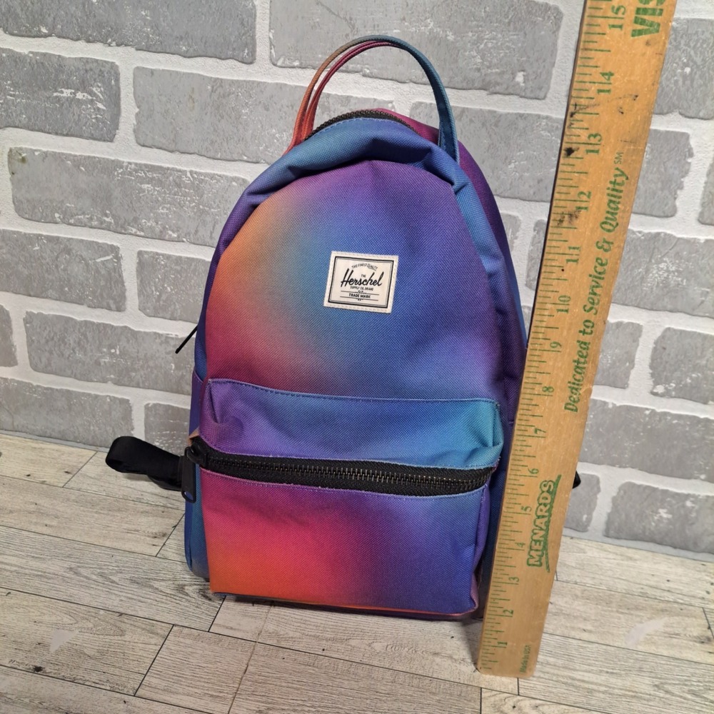 Herschel Supply Co Nova Small/Mini Cloudburst Neon Unisex  Backpack‎ - Picture 9 of 15